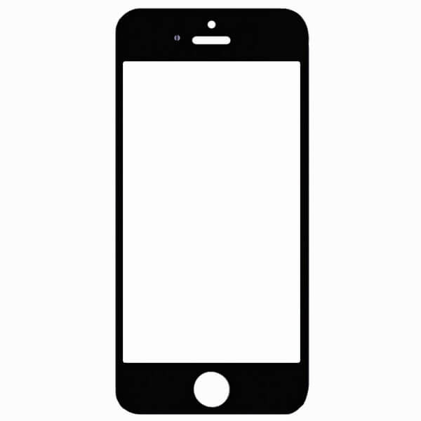 گلس تعمیراتی اورجینال آیفون IPHONE 5S +OCA با فرم