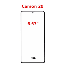 گلس تعمیراتی تکنو TECNO CAMON 20 PRO اورجینال با OCA