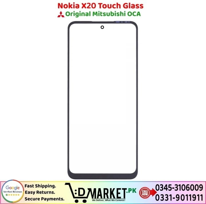 گلس تعمیراتی نوکیا NOKIA X20 اورجینال