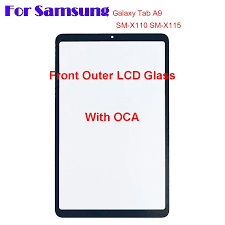 گلس تعمیراتی سامسونگ SAMSUNG TAB A9 X115 X110 اورجینال با OCA