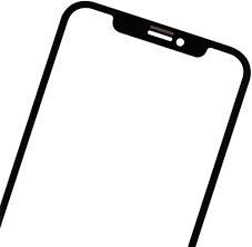 گلس تعمیراتی آیفون IPHONE XR اورجینال با OCA با فریم