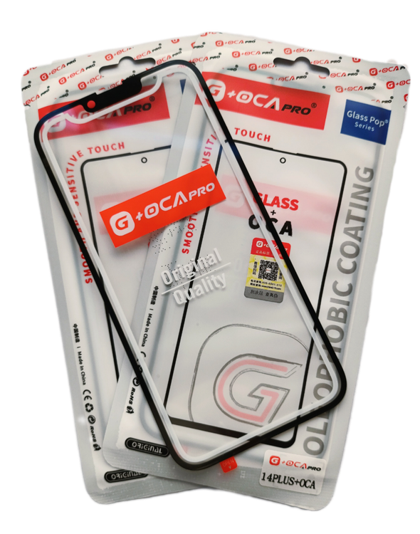 گلس تعمیراتی اپل APPLE IPHONE X14 PLUS اورجینال با OCA