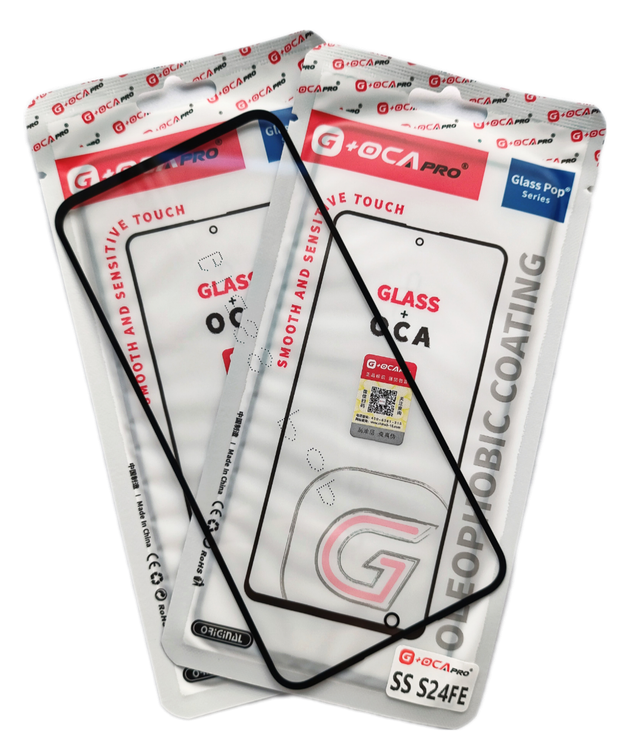 گلس تعمیراتی سامسونگ SAMSUNG GALAXY S24 FE اورجینال با OCA