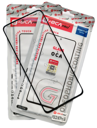 گلس تعمیراتی شیائومی XIAOMI POCO M7 PRO 5G اورجینال با OCA