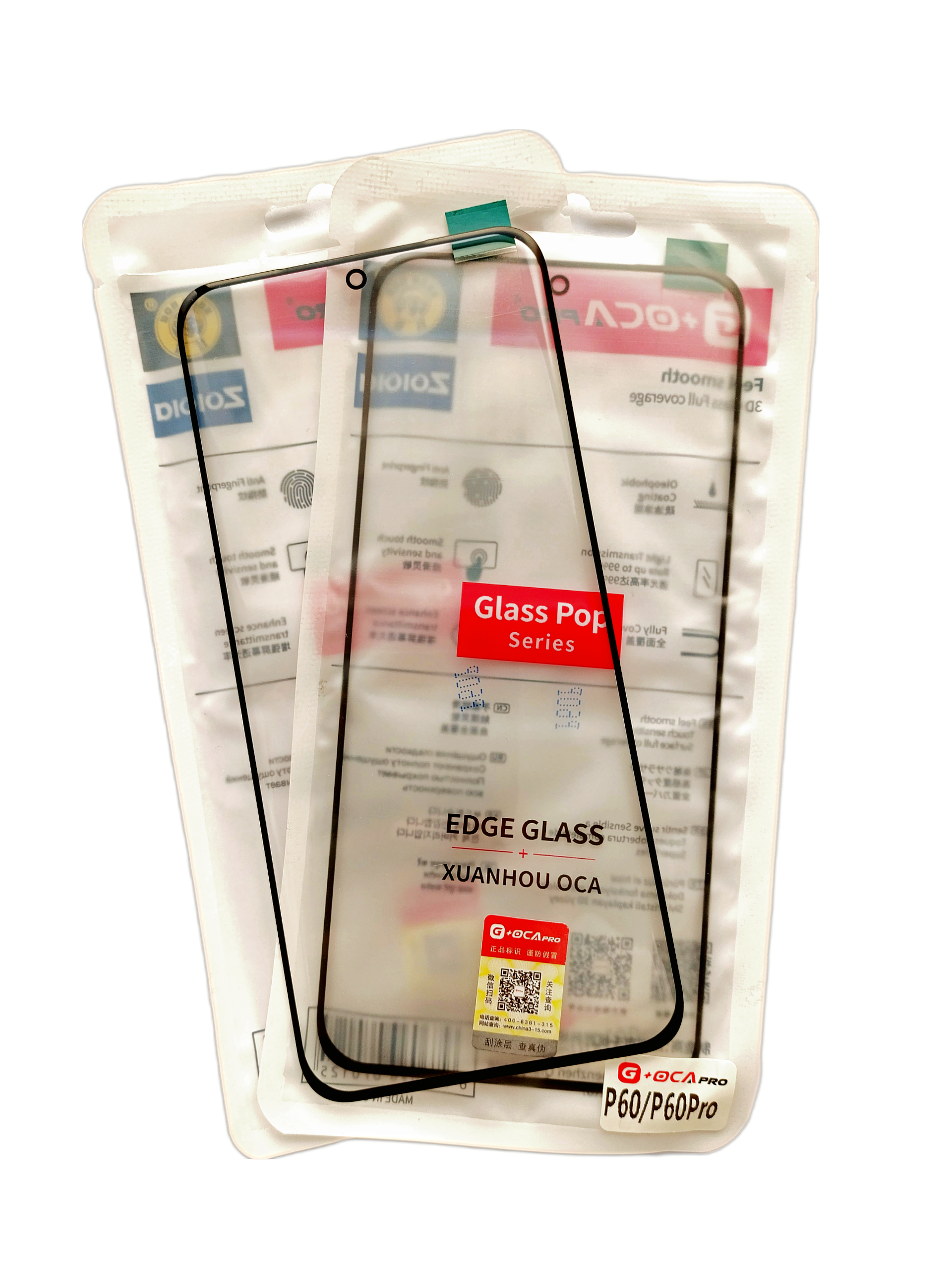 گلس تعمیراتی هوآوی HUAWEI P60 PRO اورجینال با OCA