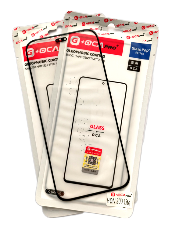 گلس تعمیراتی آنر HONOR 200 LITE اورجینال با OCA