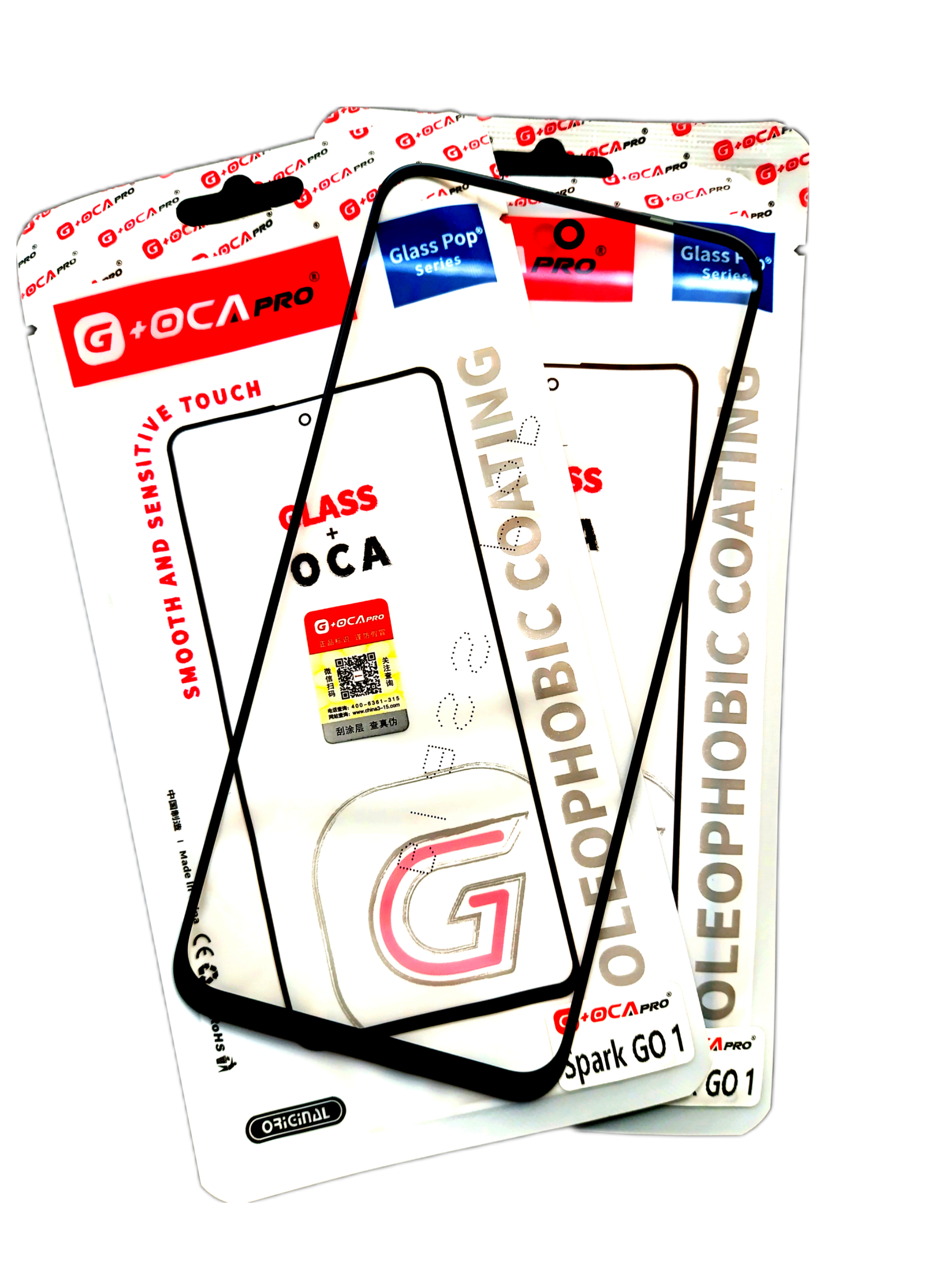 گلس تعمیراتی تکنو TECNO SPARK GO1 اورجینال با OCA