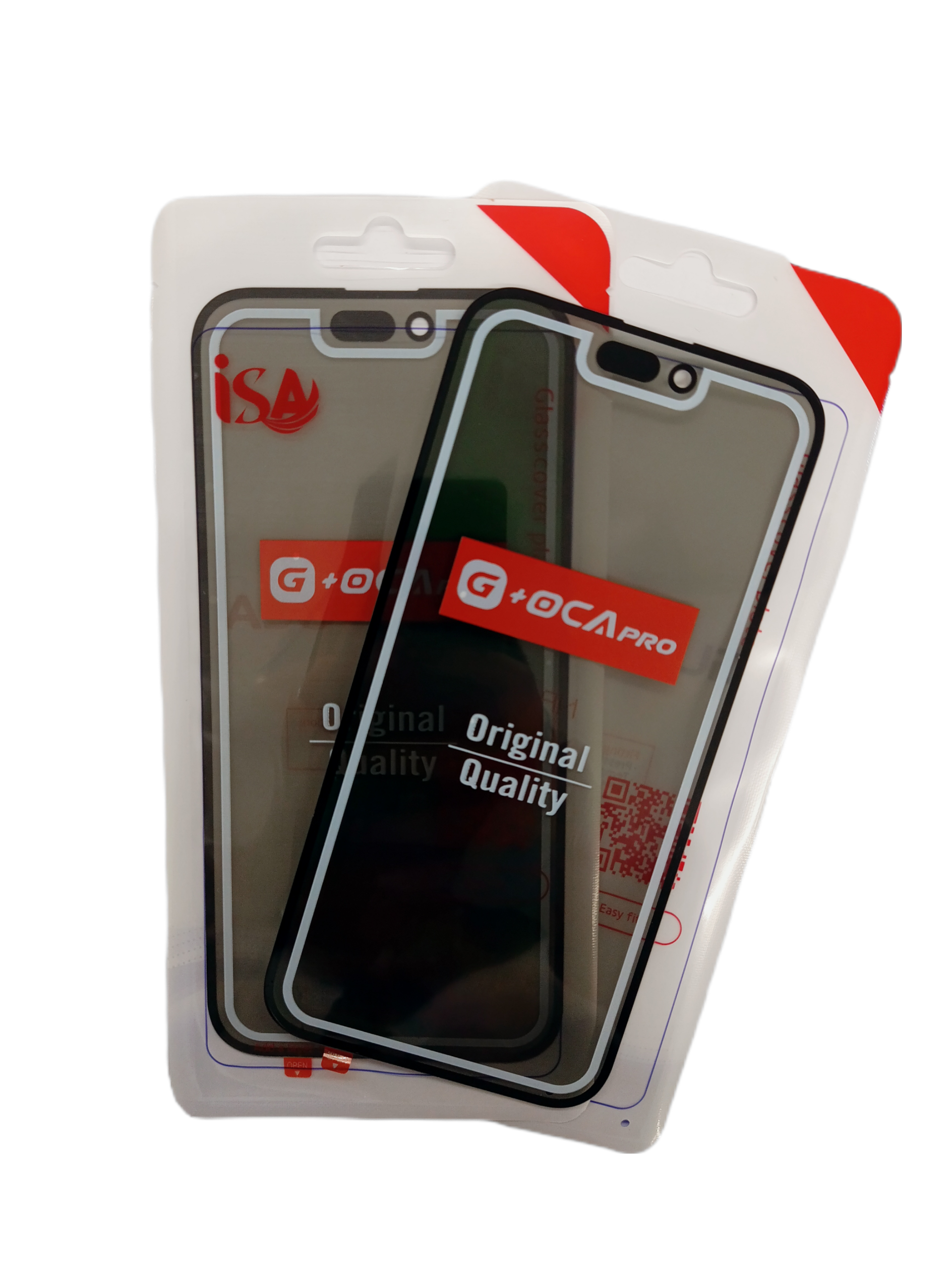 گلس تعمیراتی اپل APPLE IPHONE 14 PRO MAX اورجینال با OCA با پلاریزه