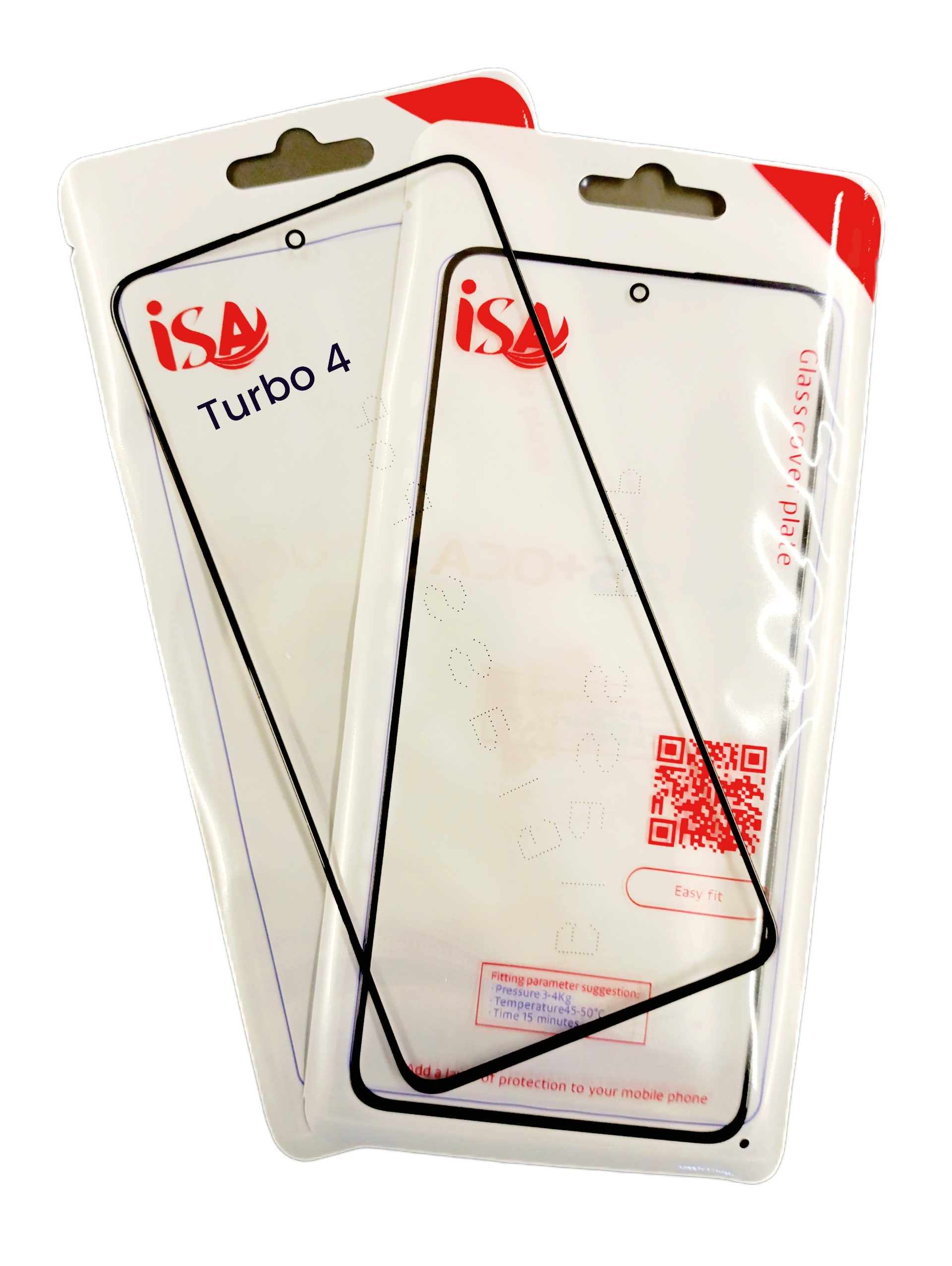 گلس تعمیراتی گوشی، مناسب شیائومی REDMI TURBO 4، اورجینال با OCA