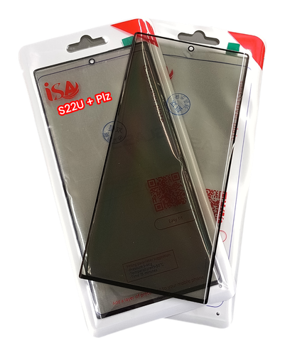 گلس تعمیراتی سامسونگ SAMSUNG GALAXY S22 ULTRA با OCA با پلاریزه