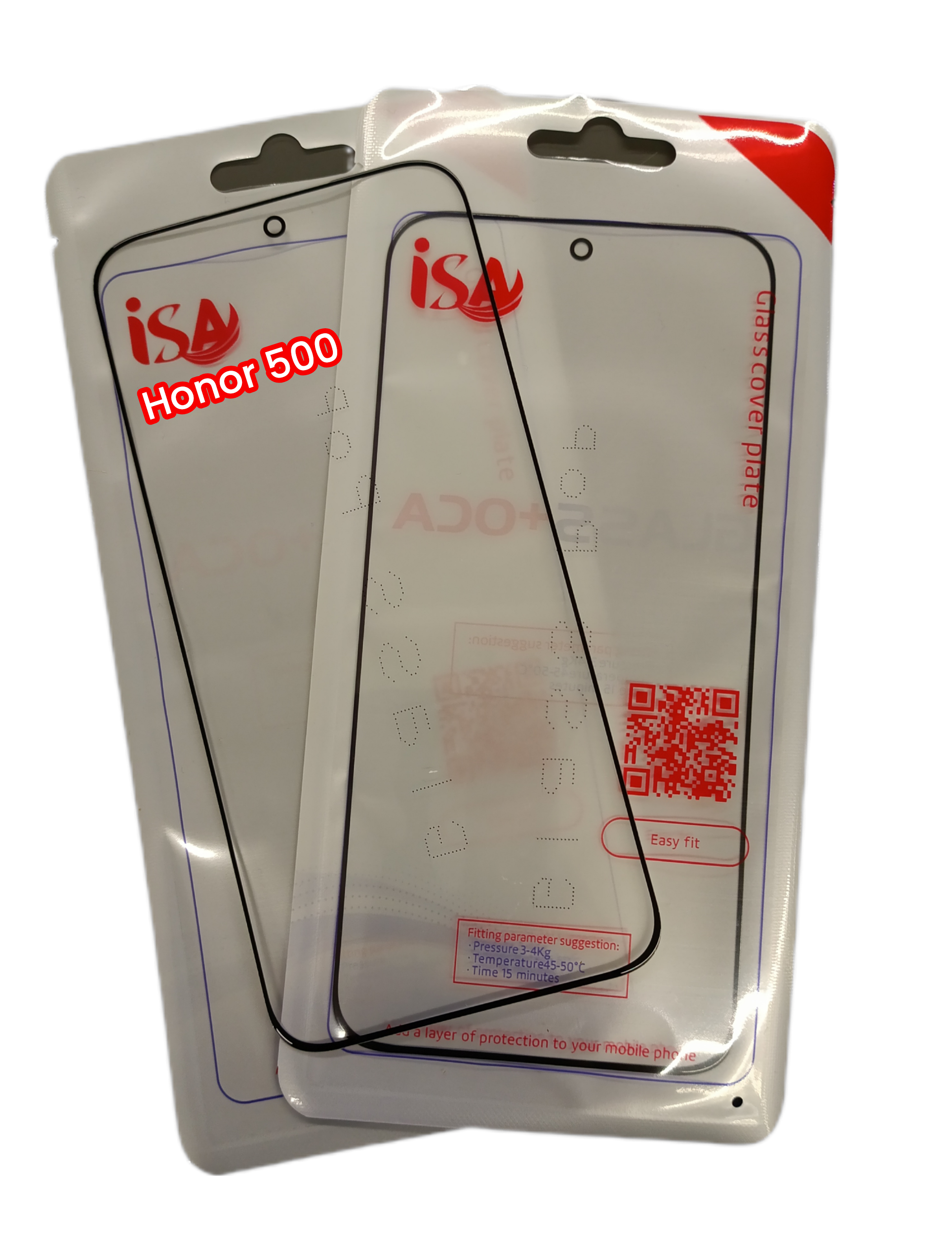 گلس تعمیراتی آنر HONOR 500 اورجینال با OCA