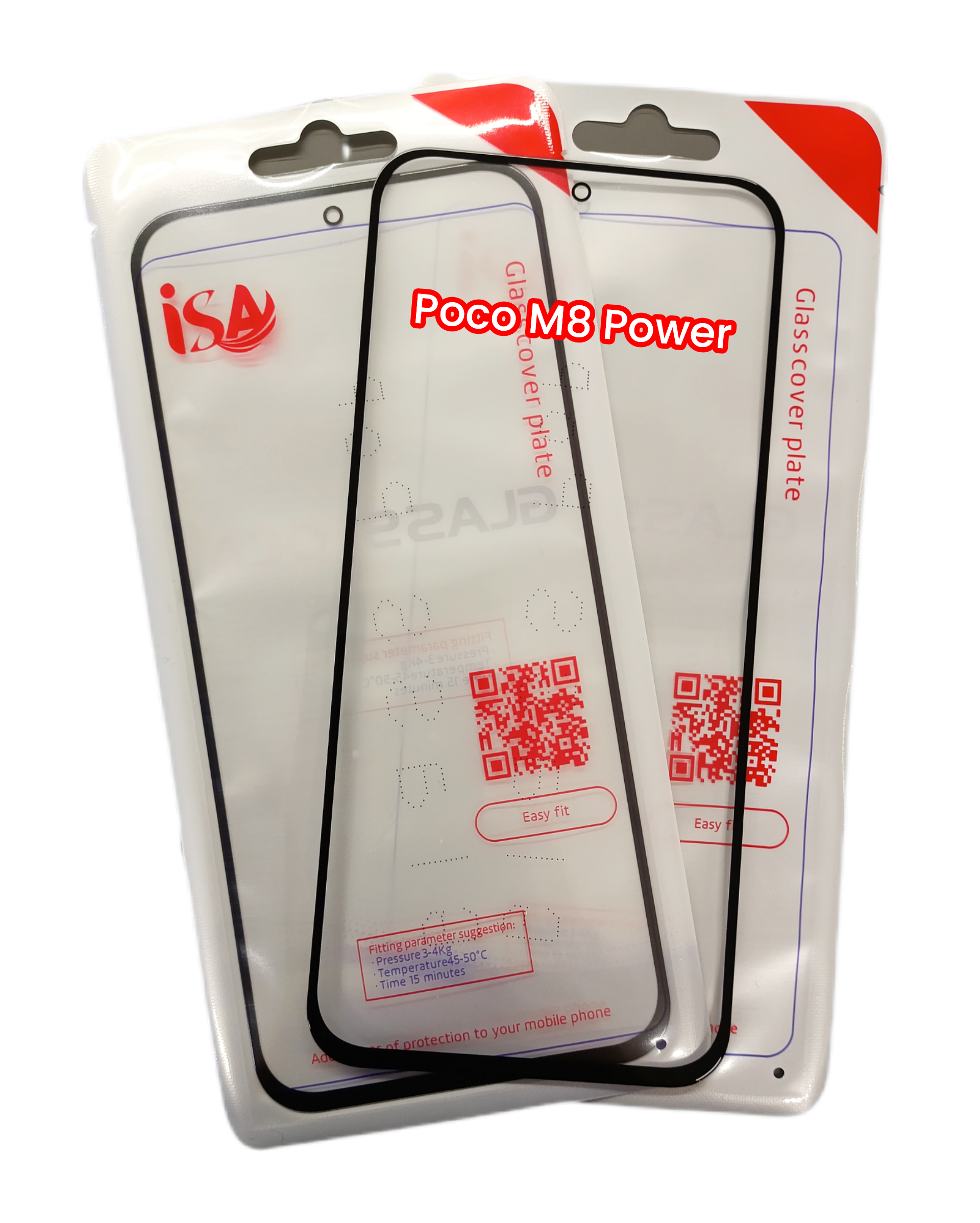 گلس تعمیراتی شیائومی XIAOMI POCO M8 POWER اورجینال با OCA